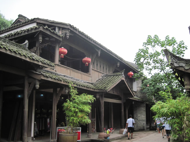 Street Corner at Huanglongxi Old Town